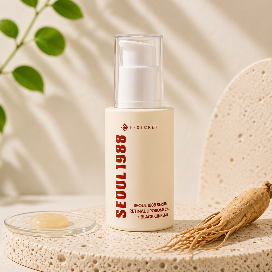 KSECRET SEOUL 1988 Serum: Retinal Liposome 2% + Black Ginseng